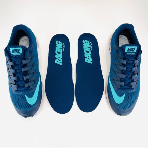 Men Nike Speed Rival Zoom Racing Running Shoes Size 7.5/40.5 Blue Distance Track main image 13